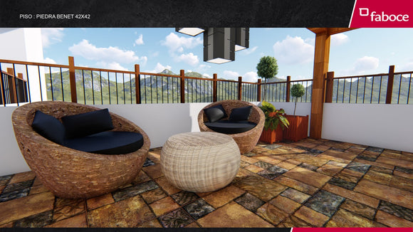 CERAMICA PIEDRA BENET 42X42(1.79XCJ)